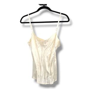 Younique Clothing Cream‎ Cami Top Adjustable Straps Sleeveless Womenswear